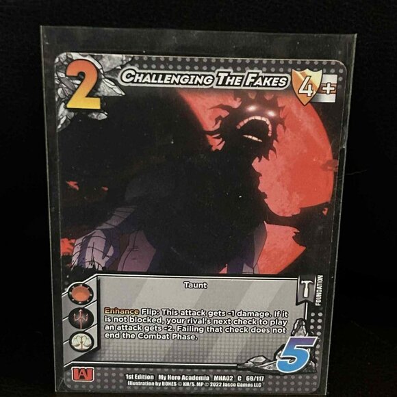 Challenging The Fakes - 1st Edition My Hero Academia: Crimson Rampage Universus - Picture 1 of 1